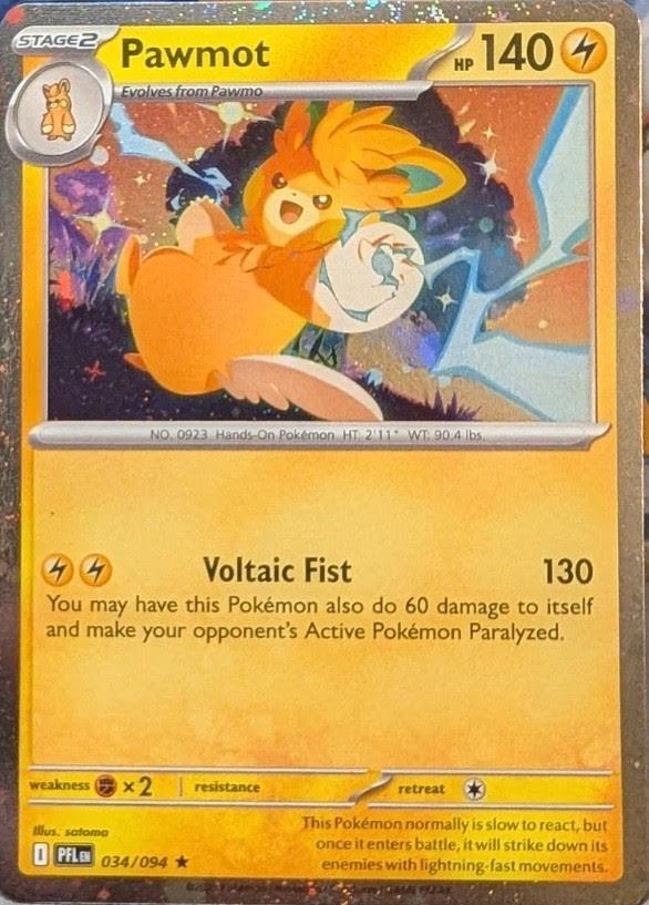 Phantasmal Flames Pawmot [Cosmos-Holo] Pokémon card